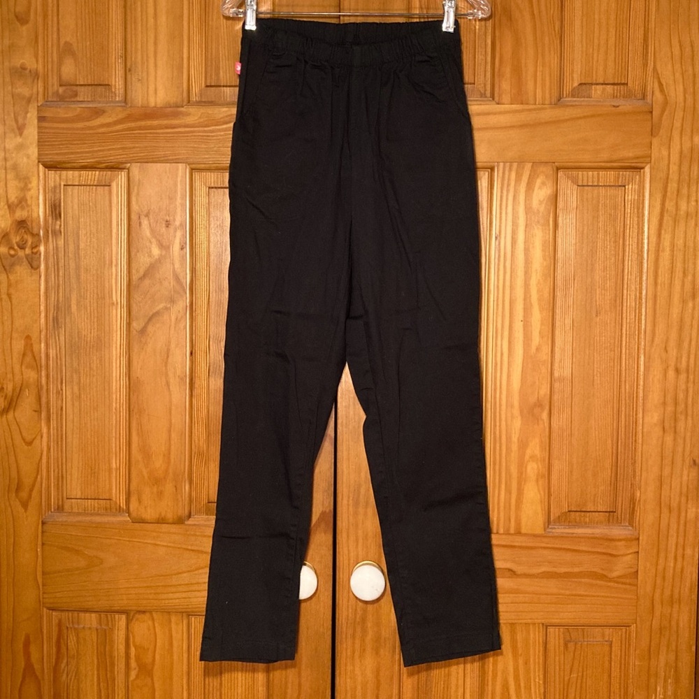 NWOT Woman Within Classic Fit Vintage 90s Pull On Pants Black Size 12W